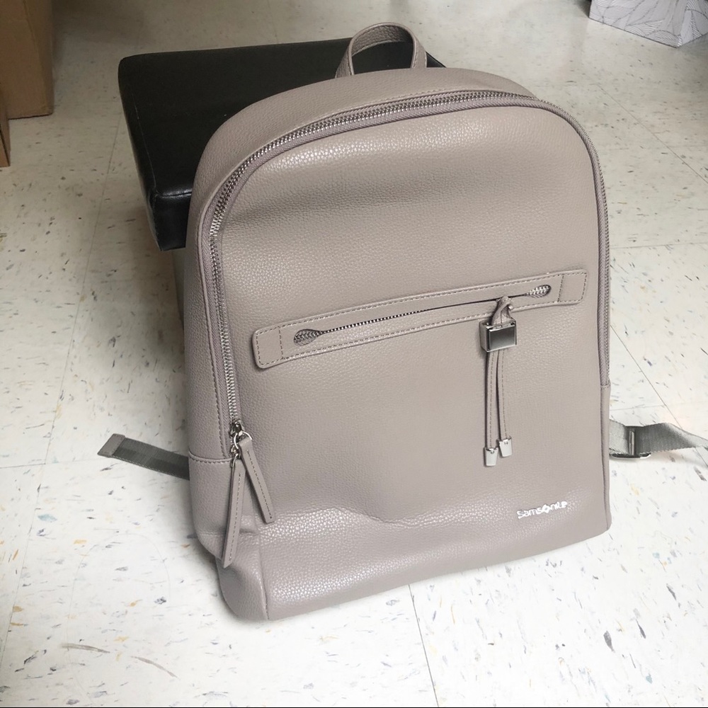 Samsonite Unisex Leather Backpack